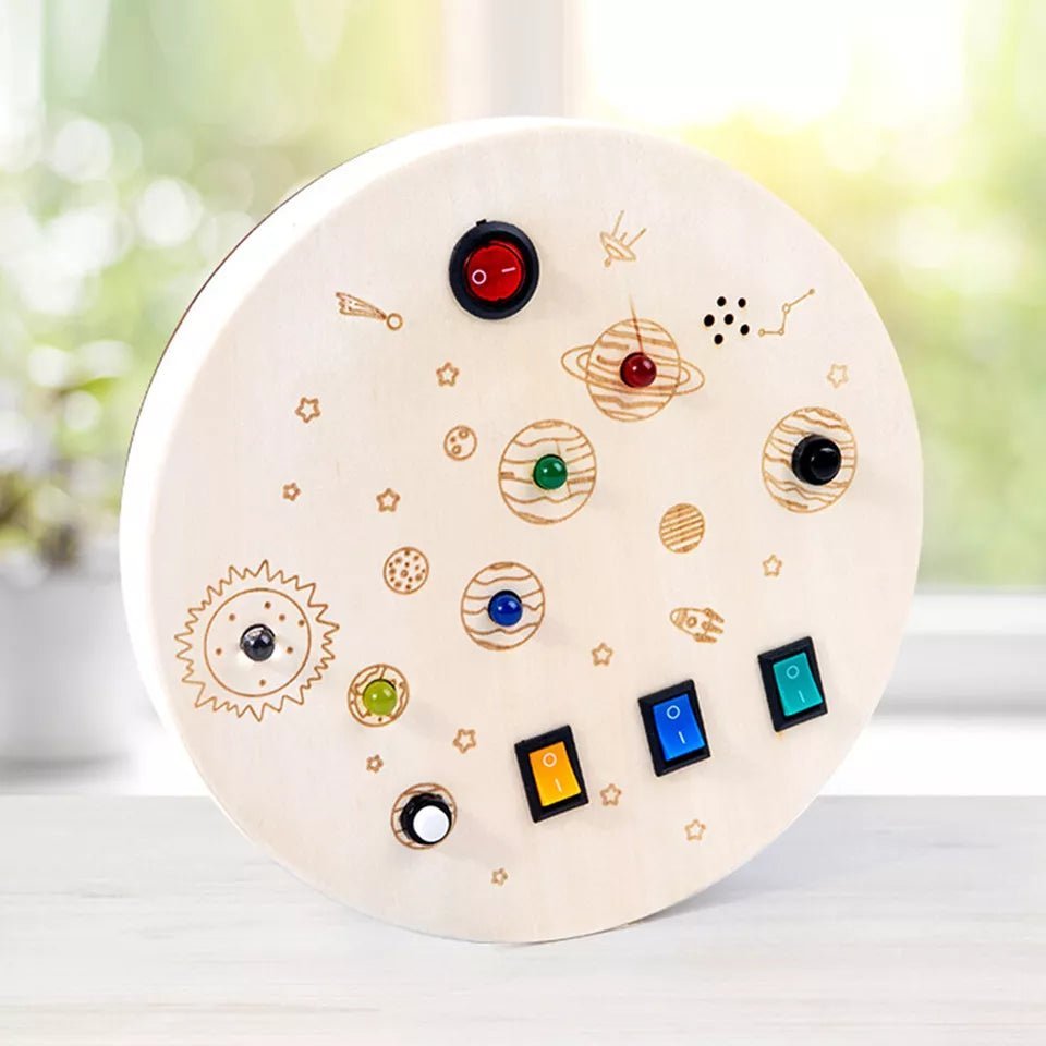 Tableau Montessori - BusyBoardCircuit™ - Firmament - Bébé Chérie