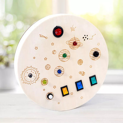 Tableau Montessori - BusyBoardCircuit™ - Firmament - Bébé Chérie
