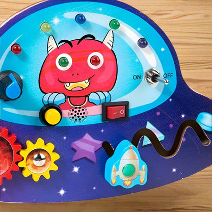 Tableau Montessori - BusyBoardCircuit™ - OVNI - Bébé Chérie