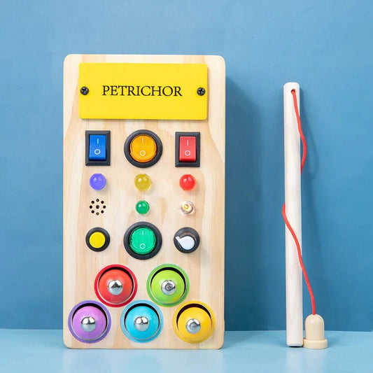 Tableau Montessori - BusyBoardCircuit™ - Pêche - Bébé Chérie
