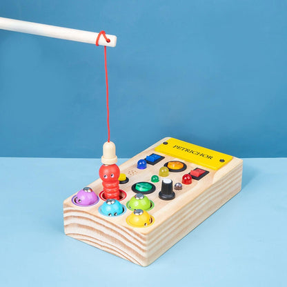 Tableau Montessori - BusyBoardCircuit™ - Pêche - Bébé Chérie